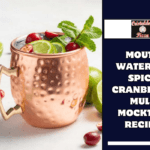 Mouth Watering Spicy Cranberry Mule Mocktail Recipe