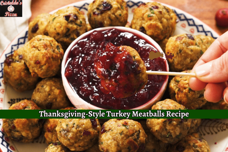 Thanksgiving-Style Turkey Meatballs Recipe