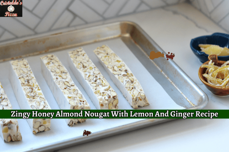 Zingy Honey Almond Nougat With Lemon And Ginger Recipe