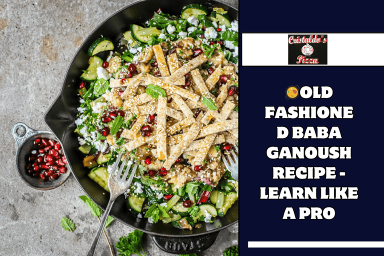 🥘Old Fashioned Baba Ganoush Recipe - learn like a pro