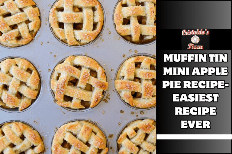 Muffin Tin Mini Apple Pie Recipe- Easiest Recipe Ever